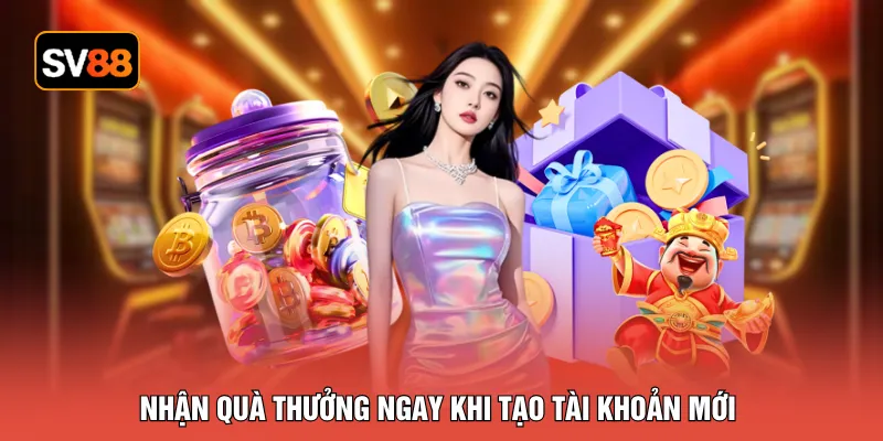 Nhận quà thưởng ngay khi tạo tài khoản mới